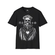 Memento Mori Shirt Vorderseite – schwarzes Streetwear T‑Shirt